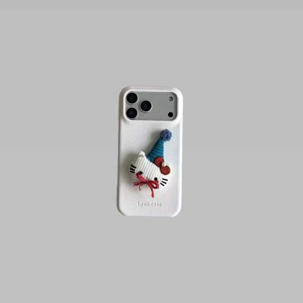 Stylish Plush iPhone Case with Bunny Grip – Soft Touch & Unique Appeal