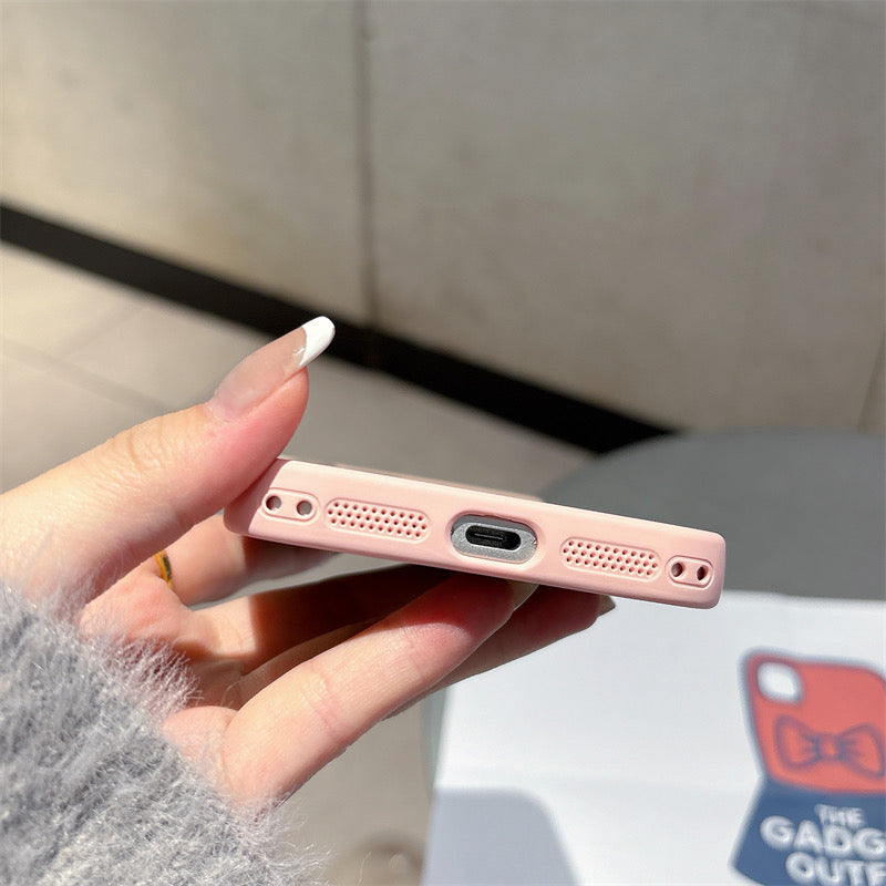 Premium Pink Aesthetic iPhone Case – Sleek Design with Strong Protection