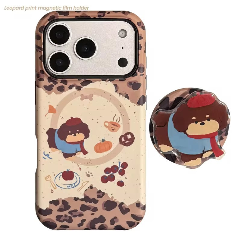 Sweet Cocoa Bear iPhone Case with Cute Grip – Trendy & Protective Look